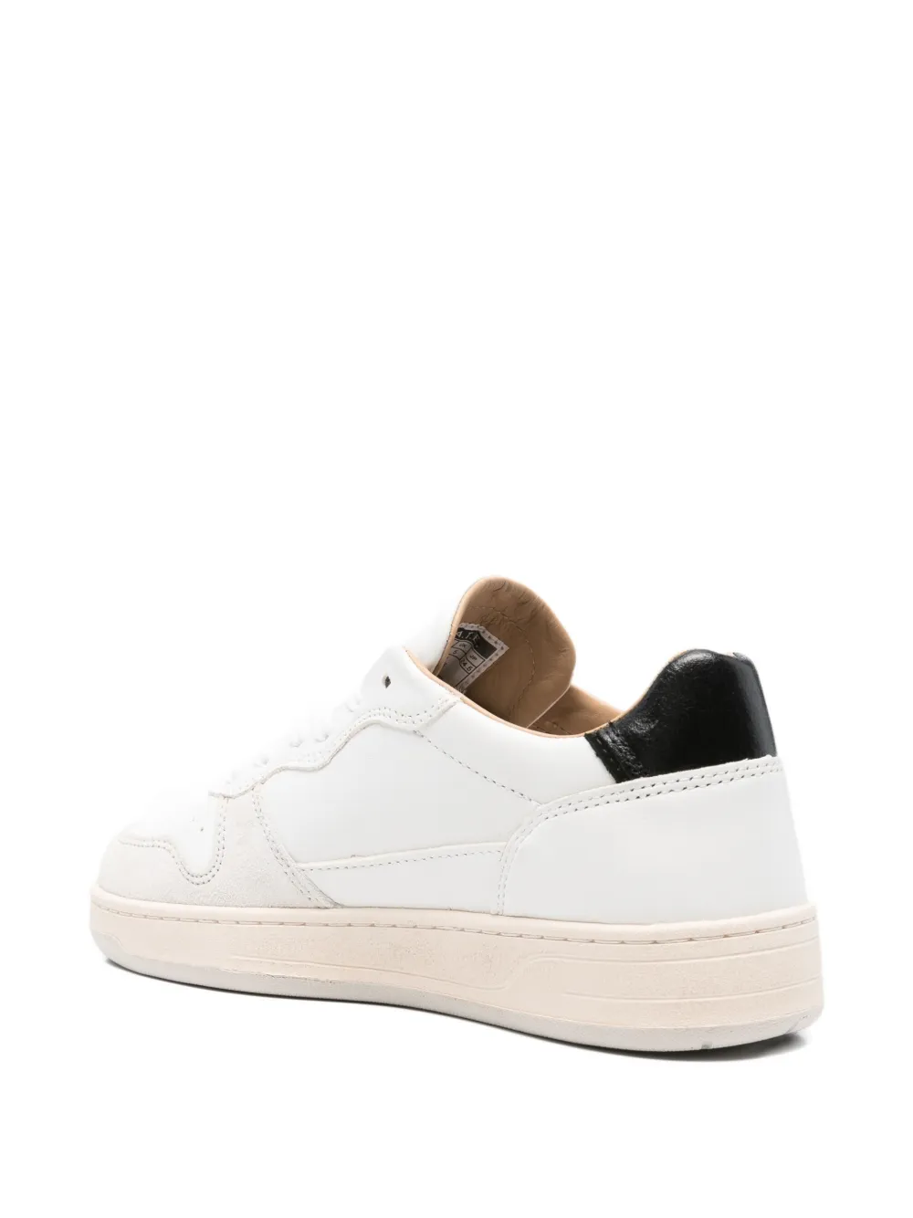 Date Leopard-print Panel Sneakers In Neutral