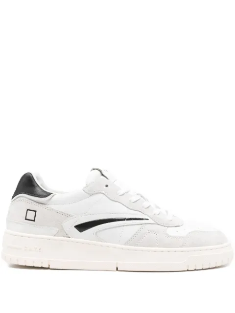 D.A.T.E. suede-leather-panel sneakers