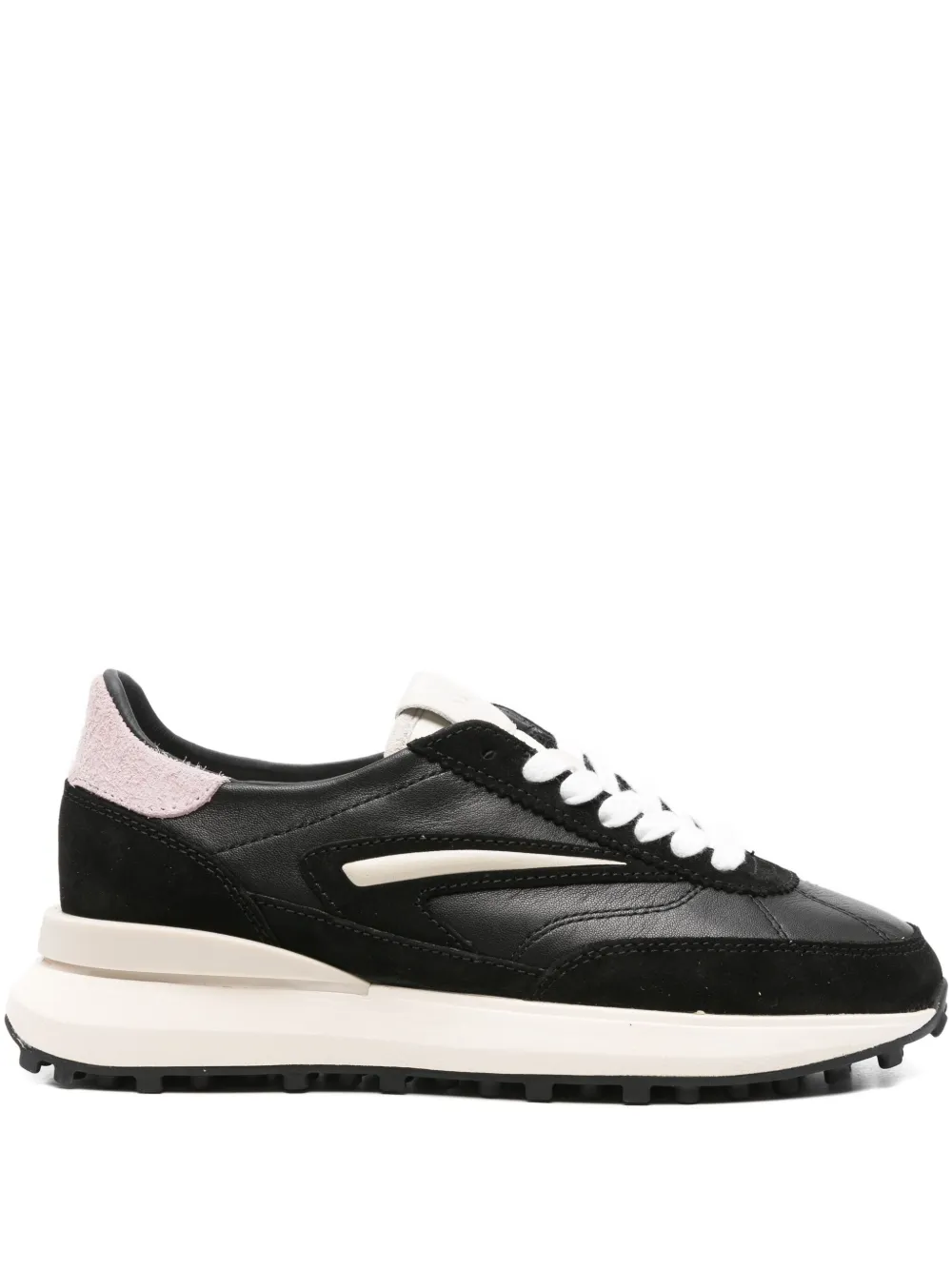 D.A.T.E. leather suede sneakers | Black | Image 1