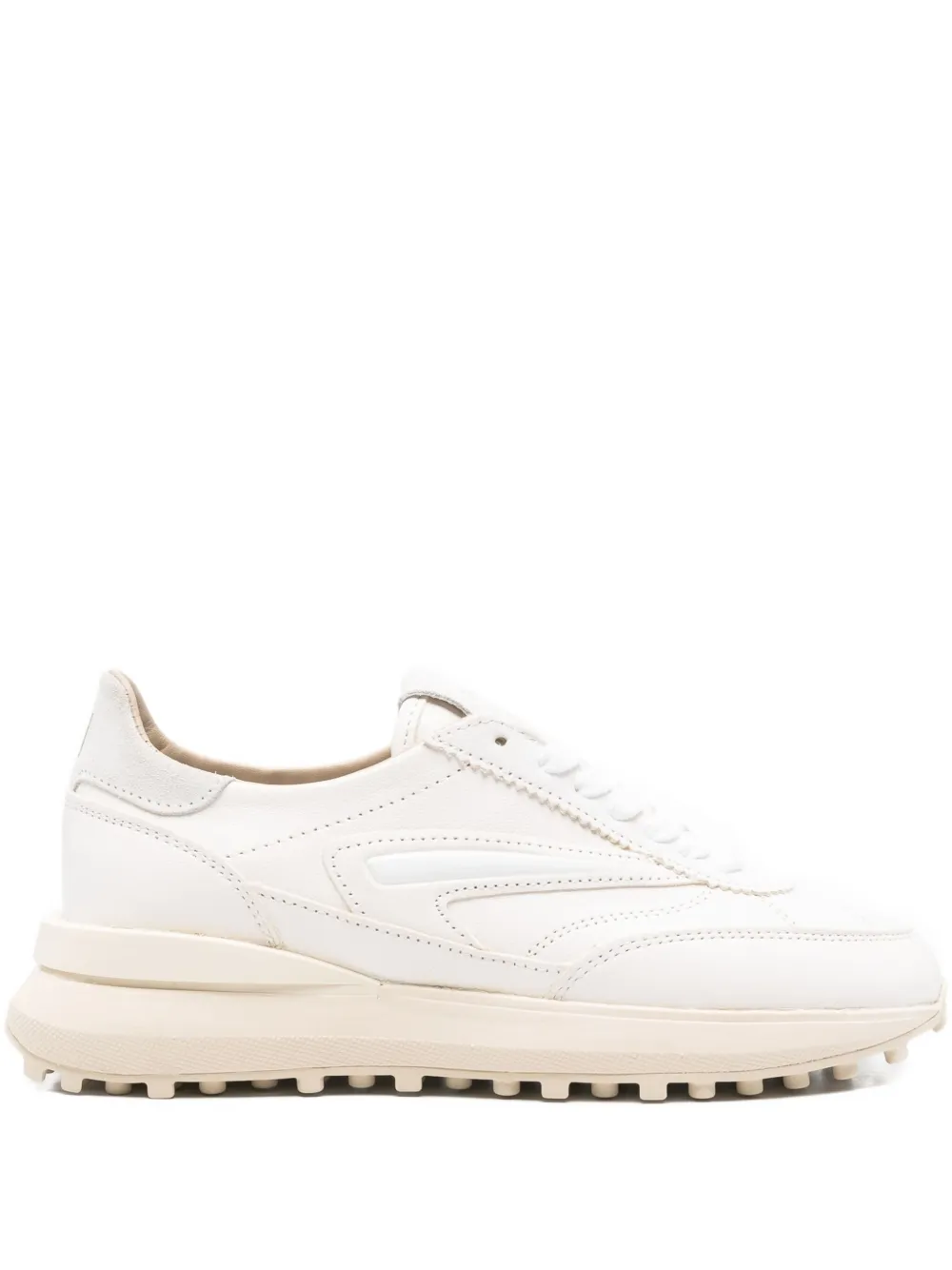 D.A.T.E. Leren low-top sneakers Wit