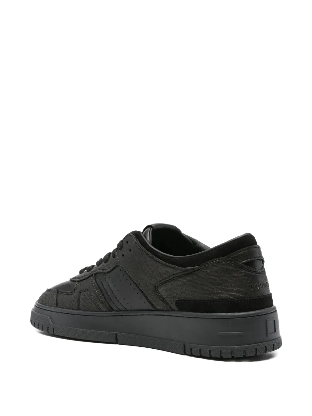 D.A.T.E. Leren sneakers Zwart
