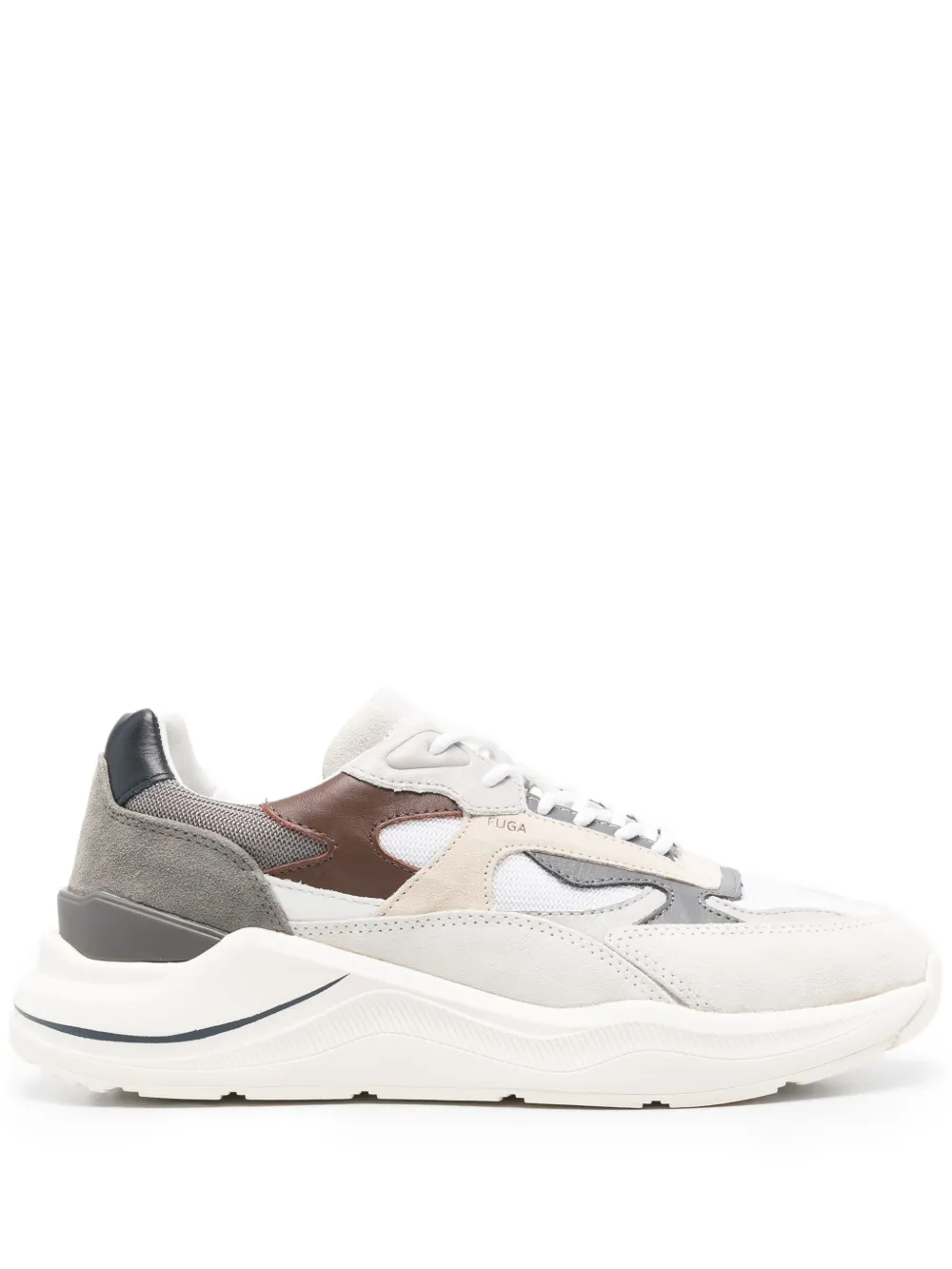D.A.T.E. leather panelled sneakers | White | Image 1
