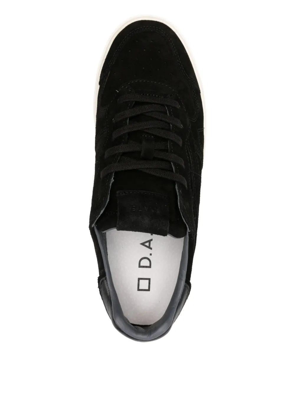 D.A.T.E. Suède low-top sneakers Zwart