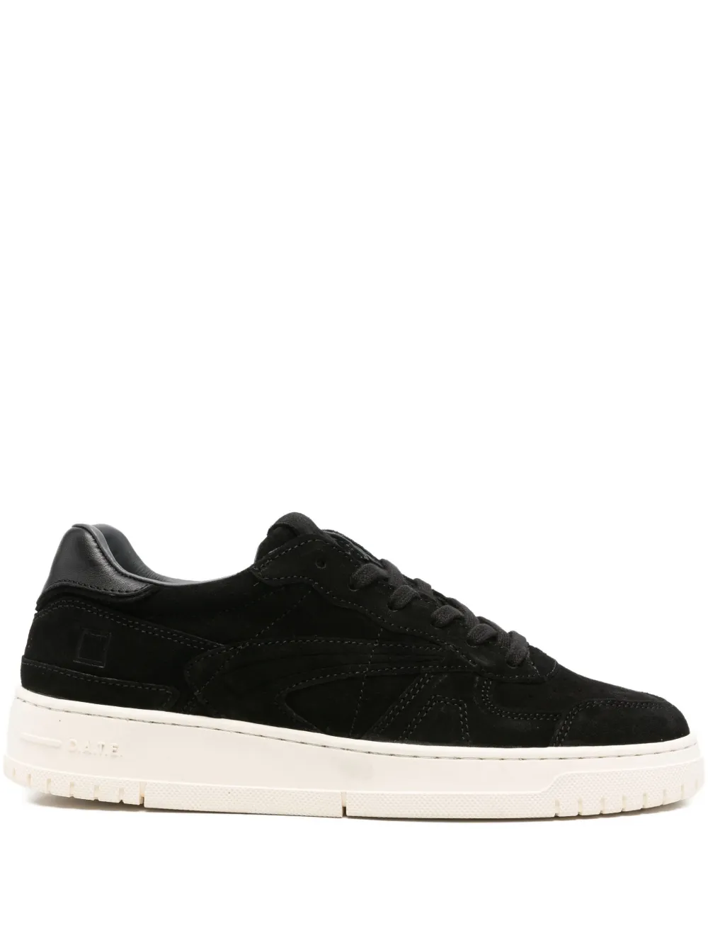 D.A.T.E. suede lace-up low-top sneakers | Black | Image 1