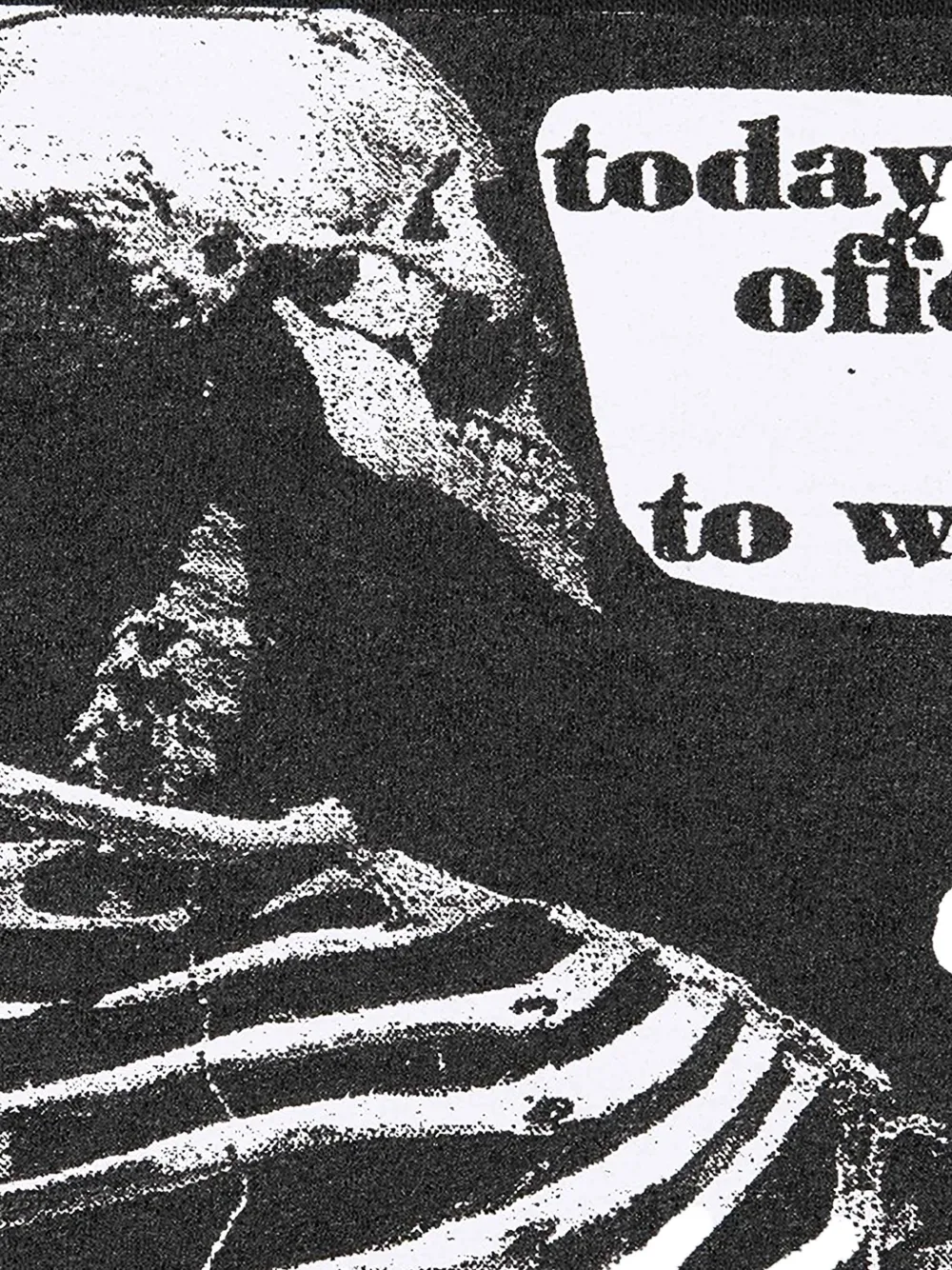 Supreme skull graphic t-shirt - Zwart