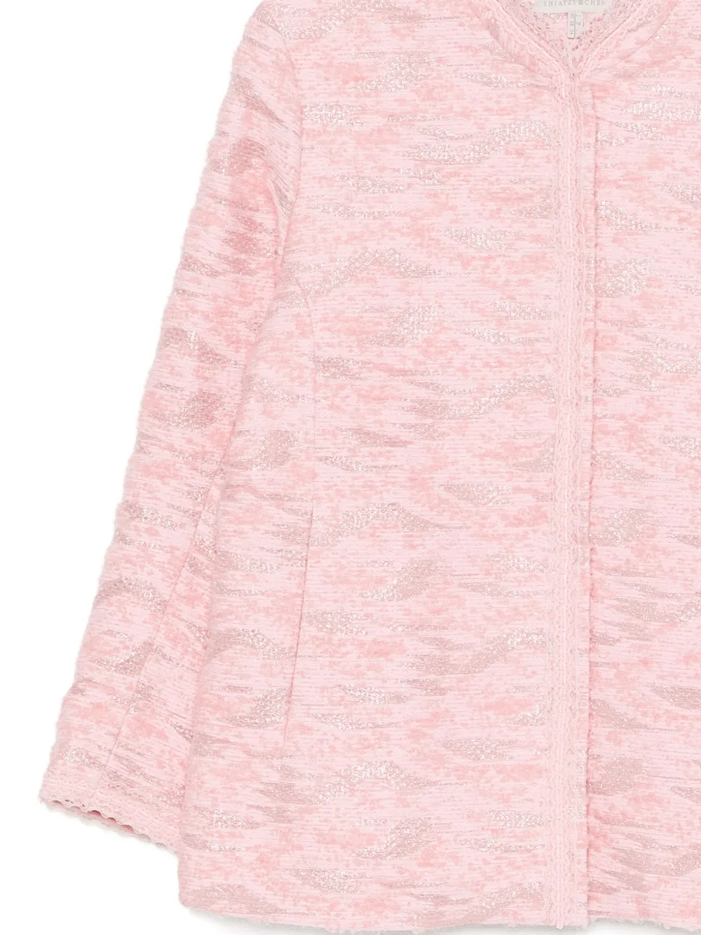 Shiatzy Chen Scape-of-curve Jacket In Pink