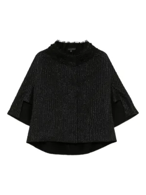 SHIATZY CHEN Jacquard Silk Jacket | Black | FARFETCH HK