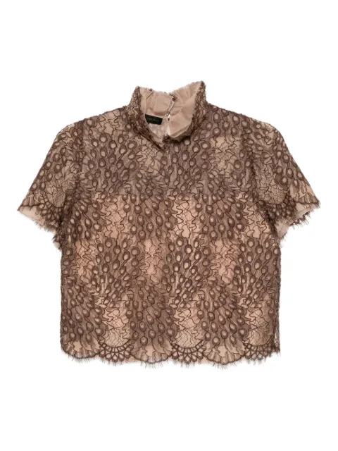 SHIATZY CHEN Scape-of-Curve lace-print top
