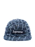 Supreme frayed denim camp cap - Blue