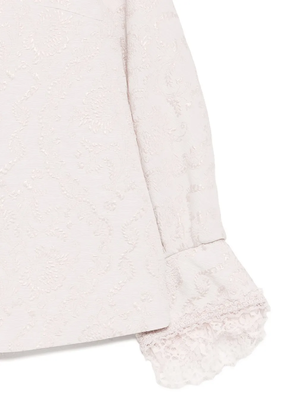 Shiatzy Chen Jacquard Shirt In Neutral