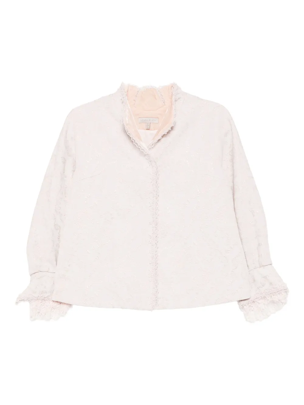 Shiatzy Chen Jacquard Shirt In Neutral