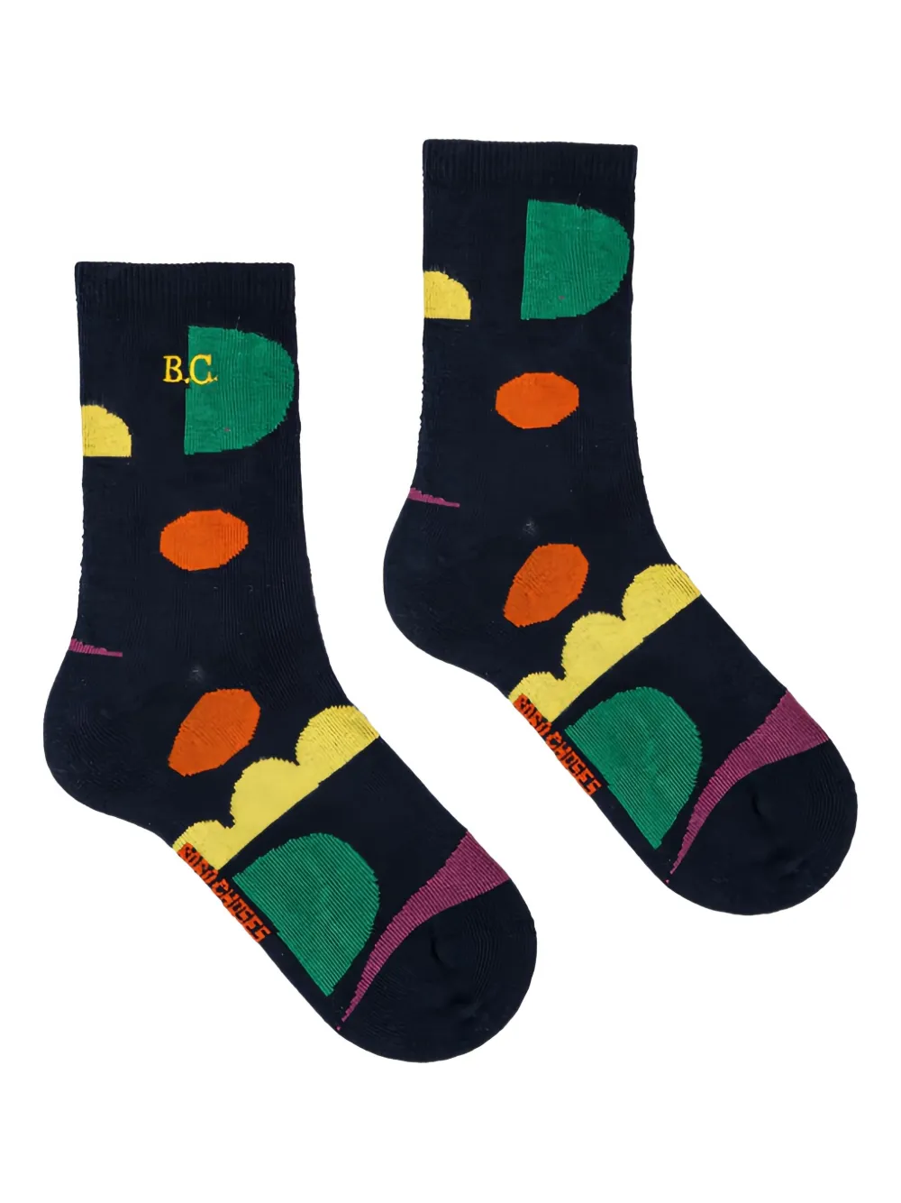 Bobo Choses Geometric-pattern Socks In Multi