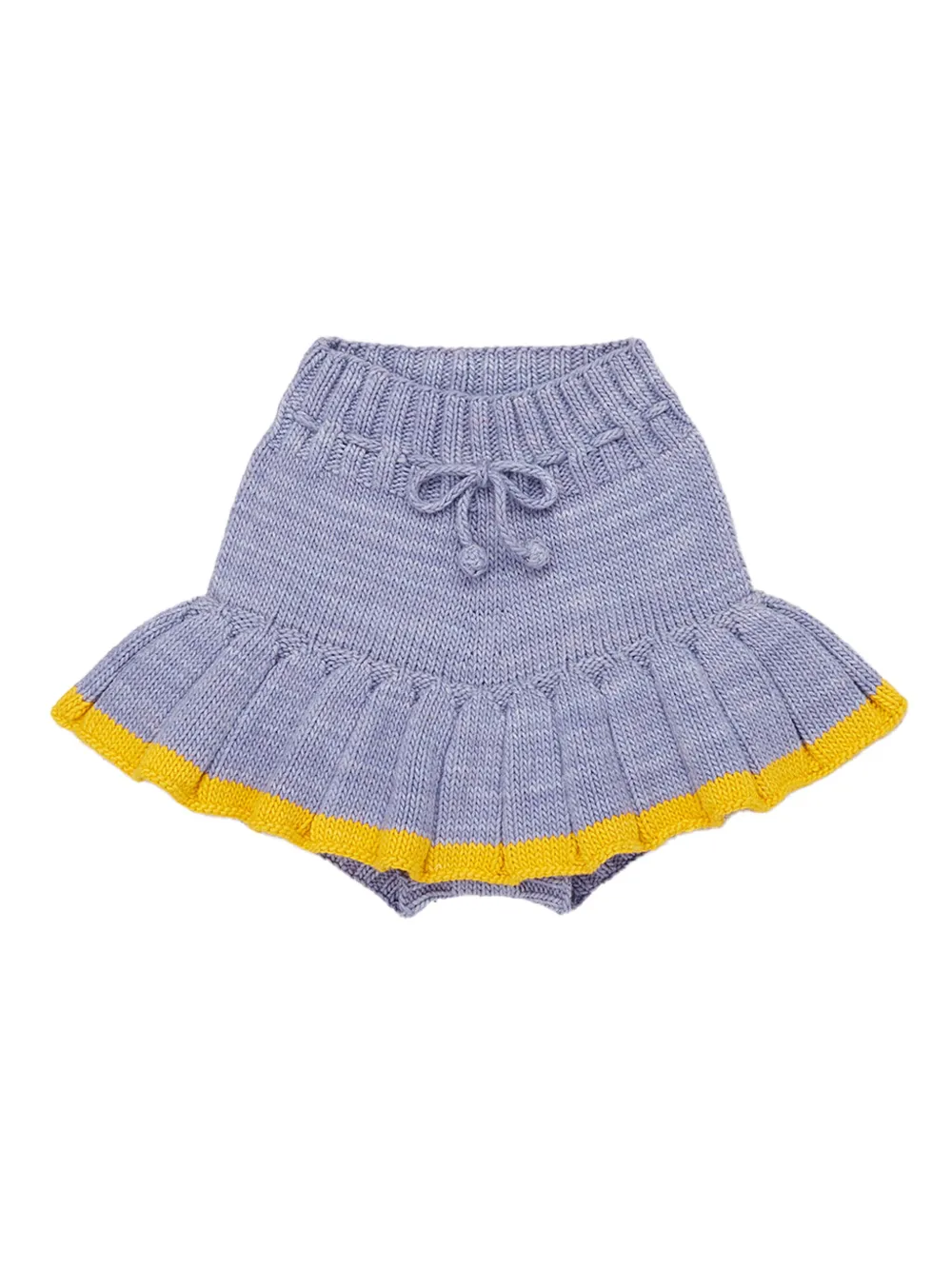 Misha & Puff ruffled drawstring skirt | Grey | Image 1