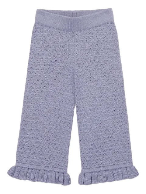 Misha & Puff ruffled knit trousers