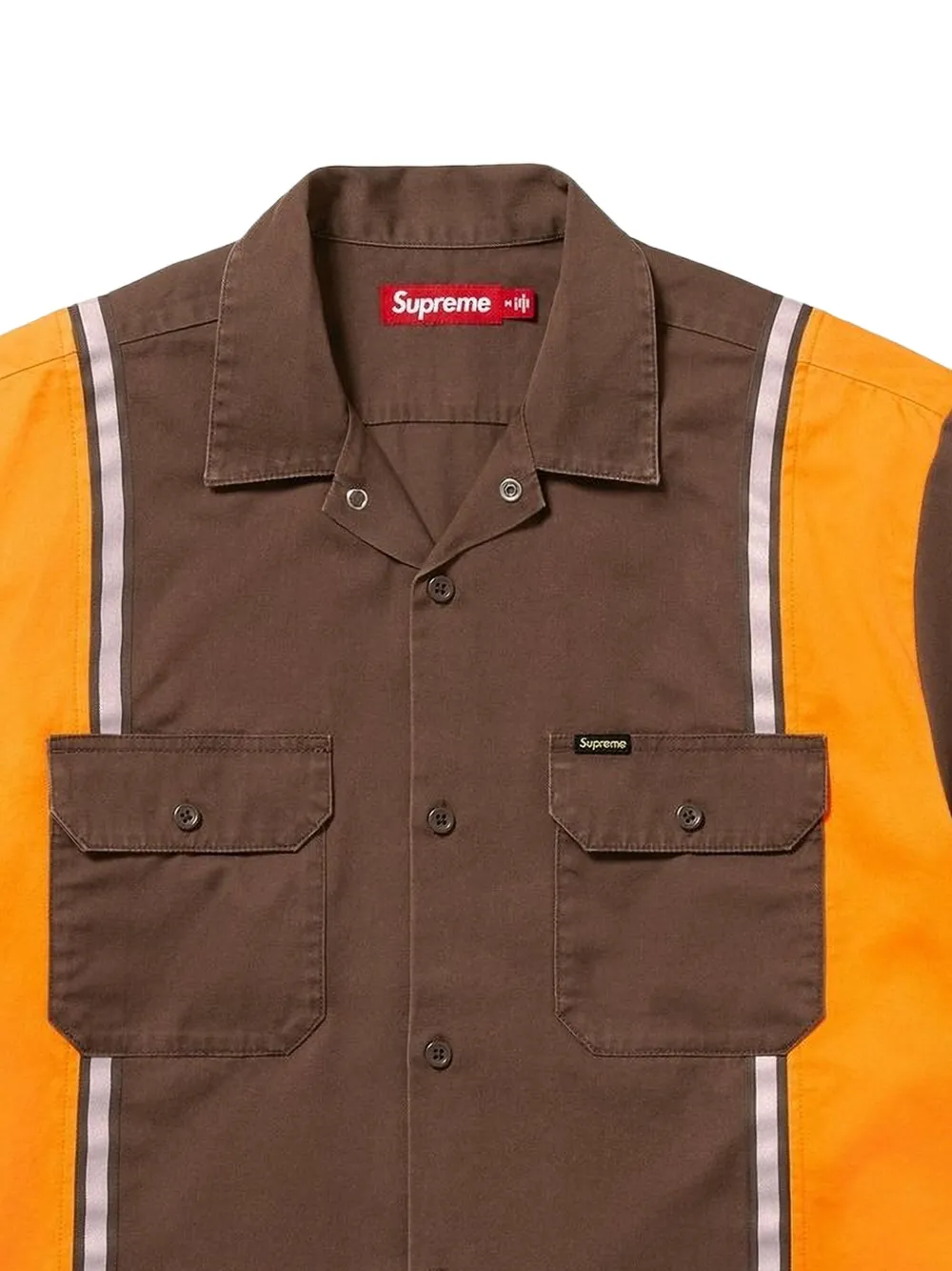 Supreme Stadium Reflective Stripe "Brown" shirt | Image 2