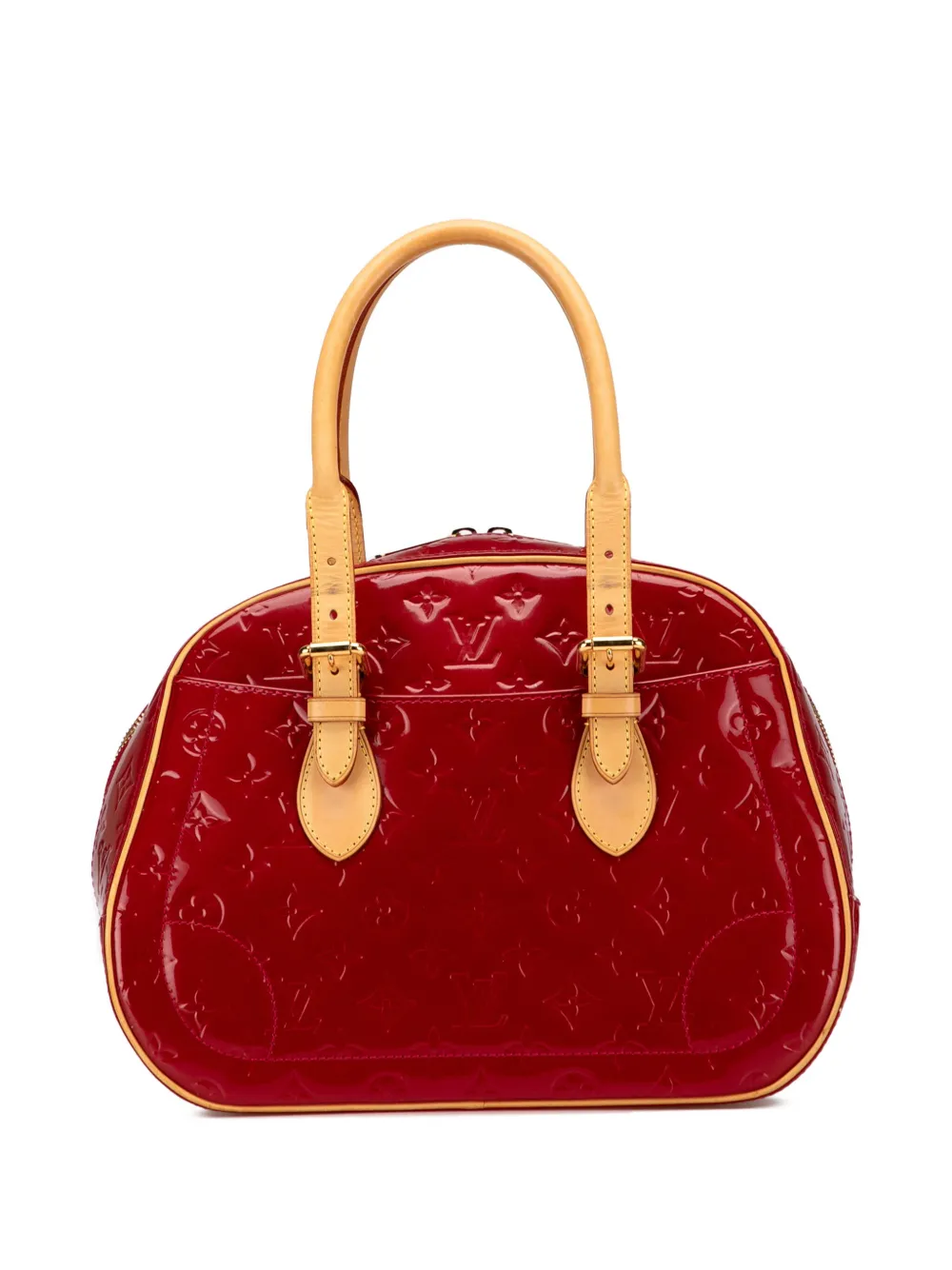 Louis Vuitton Pre-Owned 2007-2025 モノグラム ヴェルニ サミット ドライブ ハンドバッグ - レッド Louis Vuitton Pre-Owned 2007-2025 モノグラム ヴェルニ サミット ドライブ ハンドバッグ - レッド