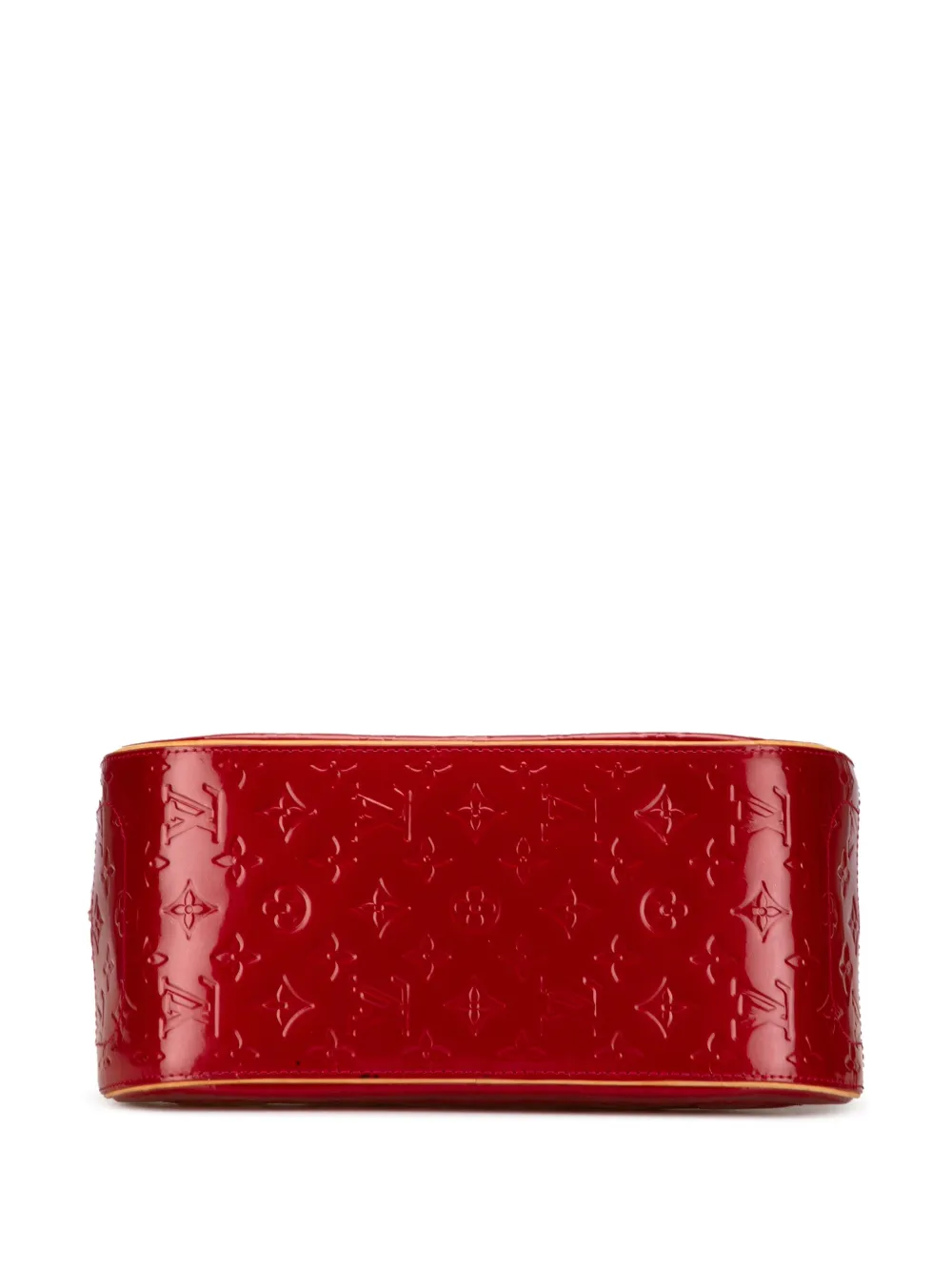 Pre-owned Louis Vuitton 2007-2025 Monogram Vernis Summit Drive Handbag In Red
