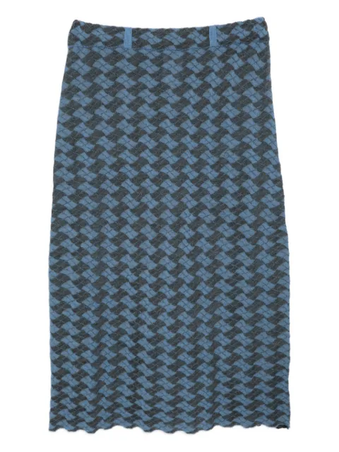YANYAN KNITS jacquard wool shirt