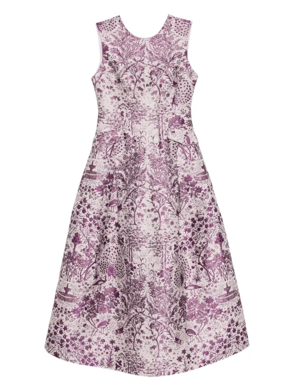 curve purple dress Secret Gardens Asymmetrical Midi Dress Purple Curve