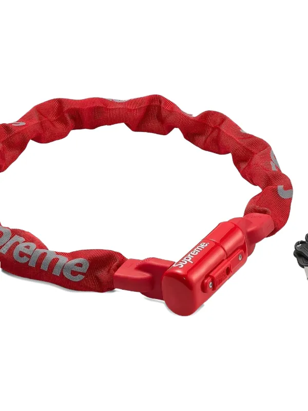 Supreme Kryptonite Evolution Mini 5 Bicycle Lock U Lock Red