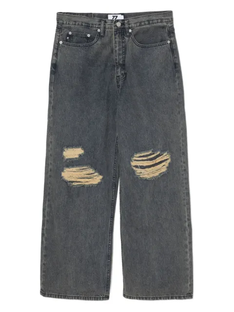 izzue distressed loose-fit jeans