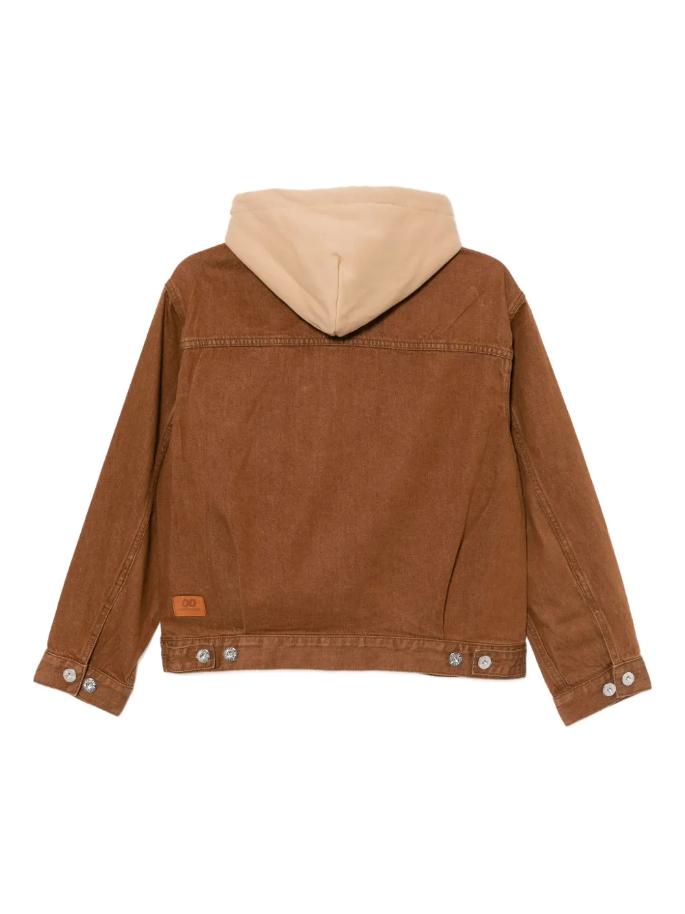 Chocoolate Logo-patched Denim Jacket In Brown