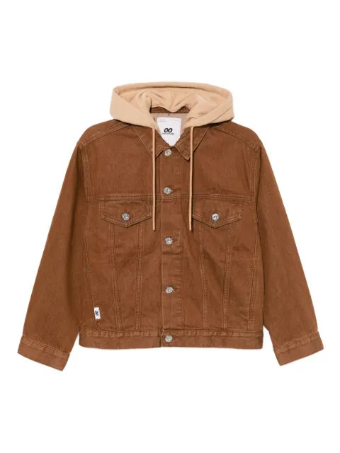 CHOCOOLATE logo-patched denim jacket 