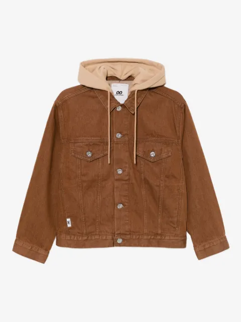 CHOCOOLATE logo-patched denim jacket 
