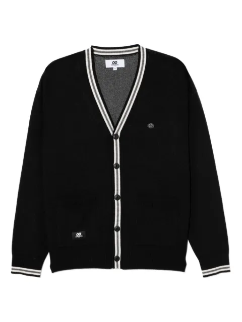 CHOCOOLATE logo-embossed cardigan