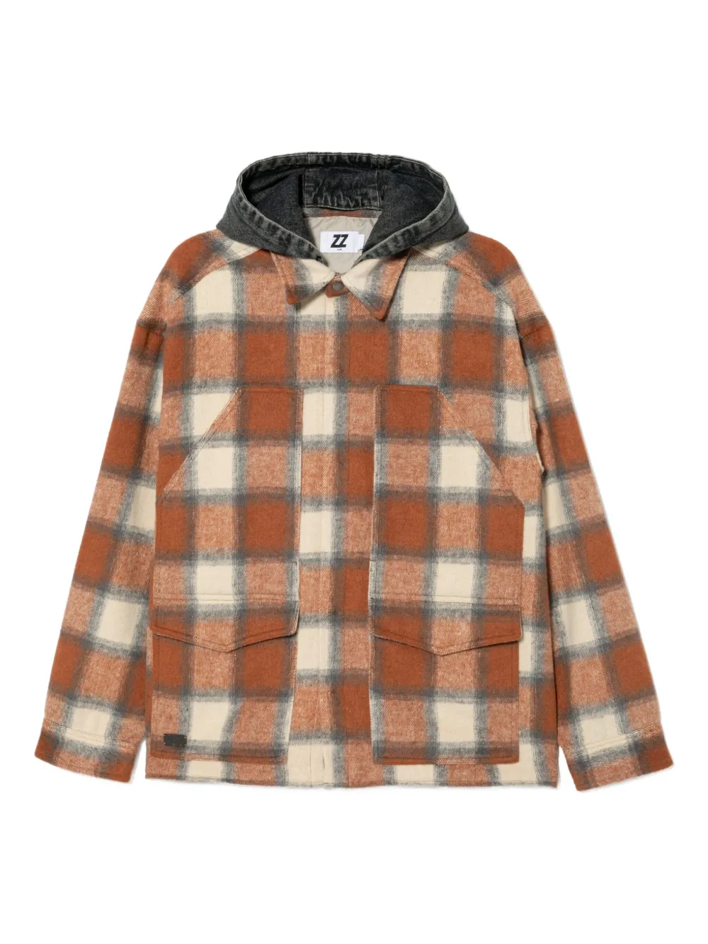 izzue checked jacket | Brown | Image 1