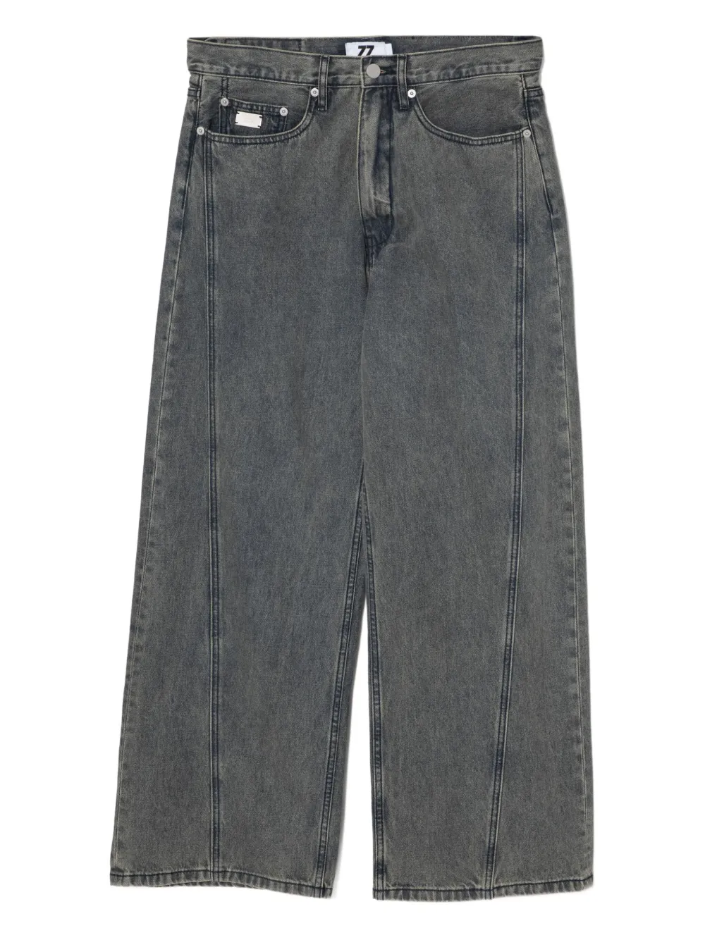 izzue jeans con placa del logo | azul | Image 1