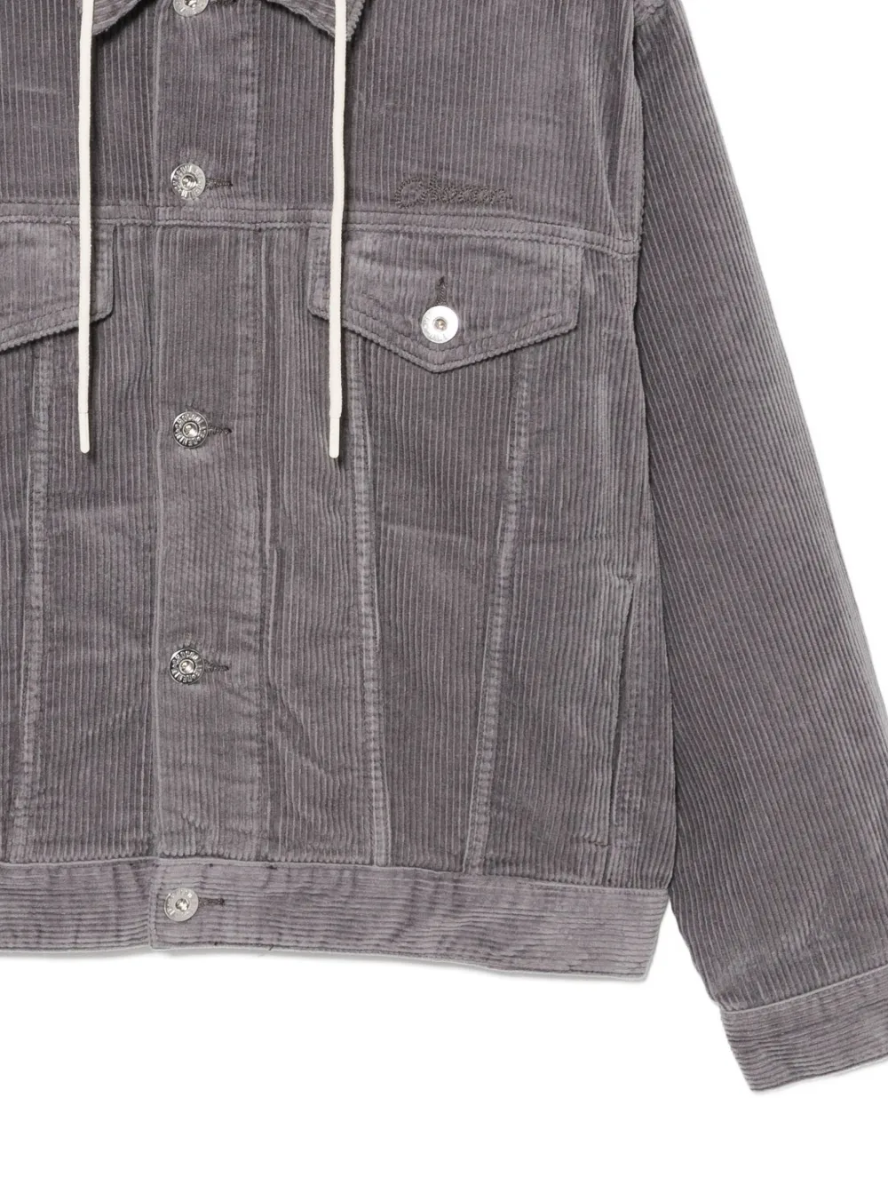 Chocoolate Logo-patched Jacket In Gray