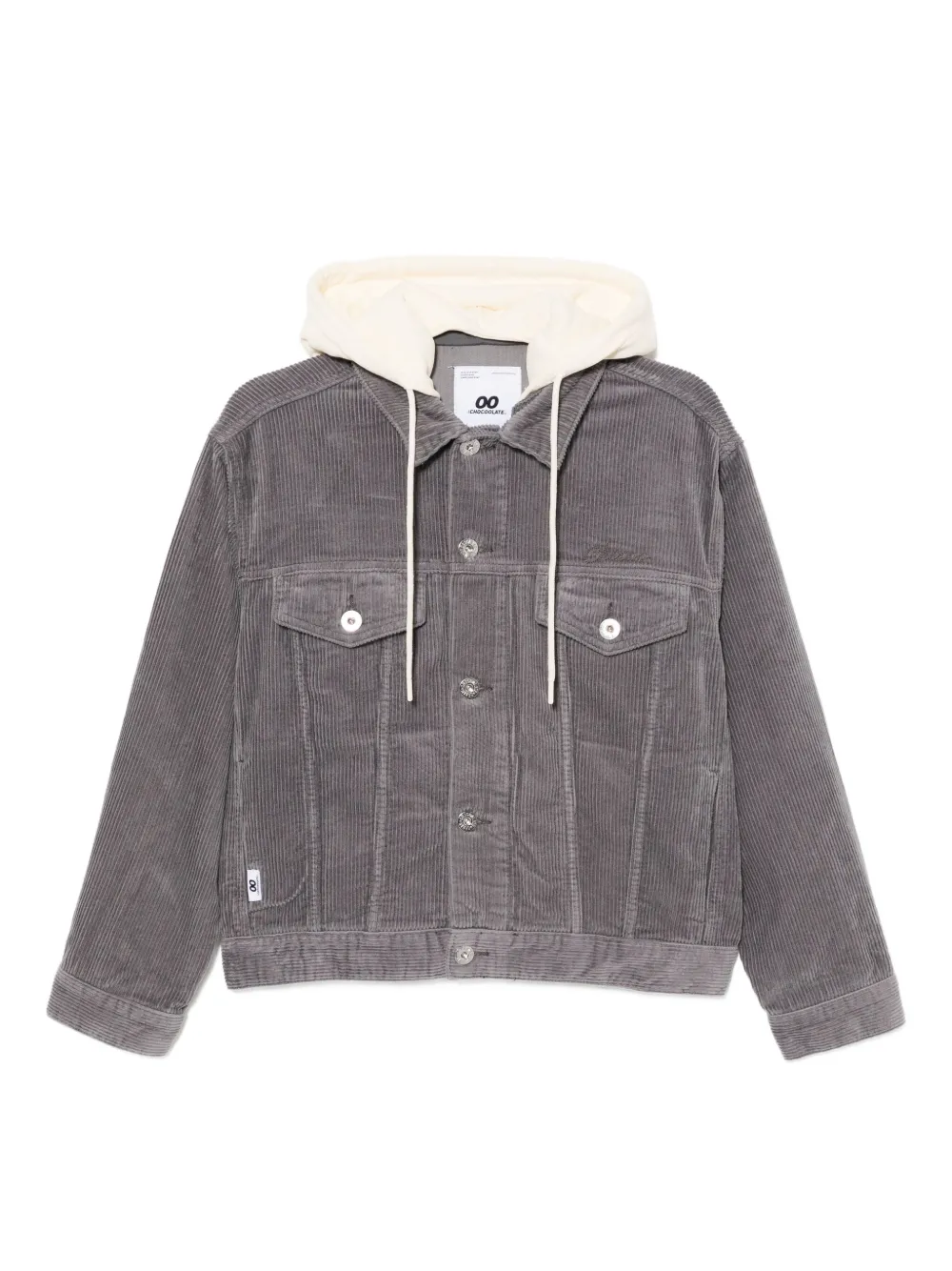 CHOCOOLATE logo-patched jacket | Grey | Image 1