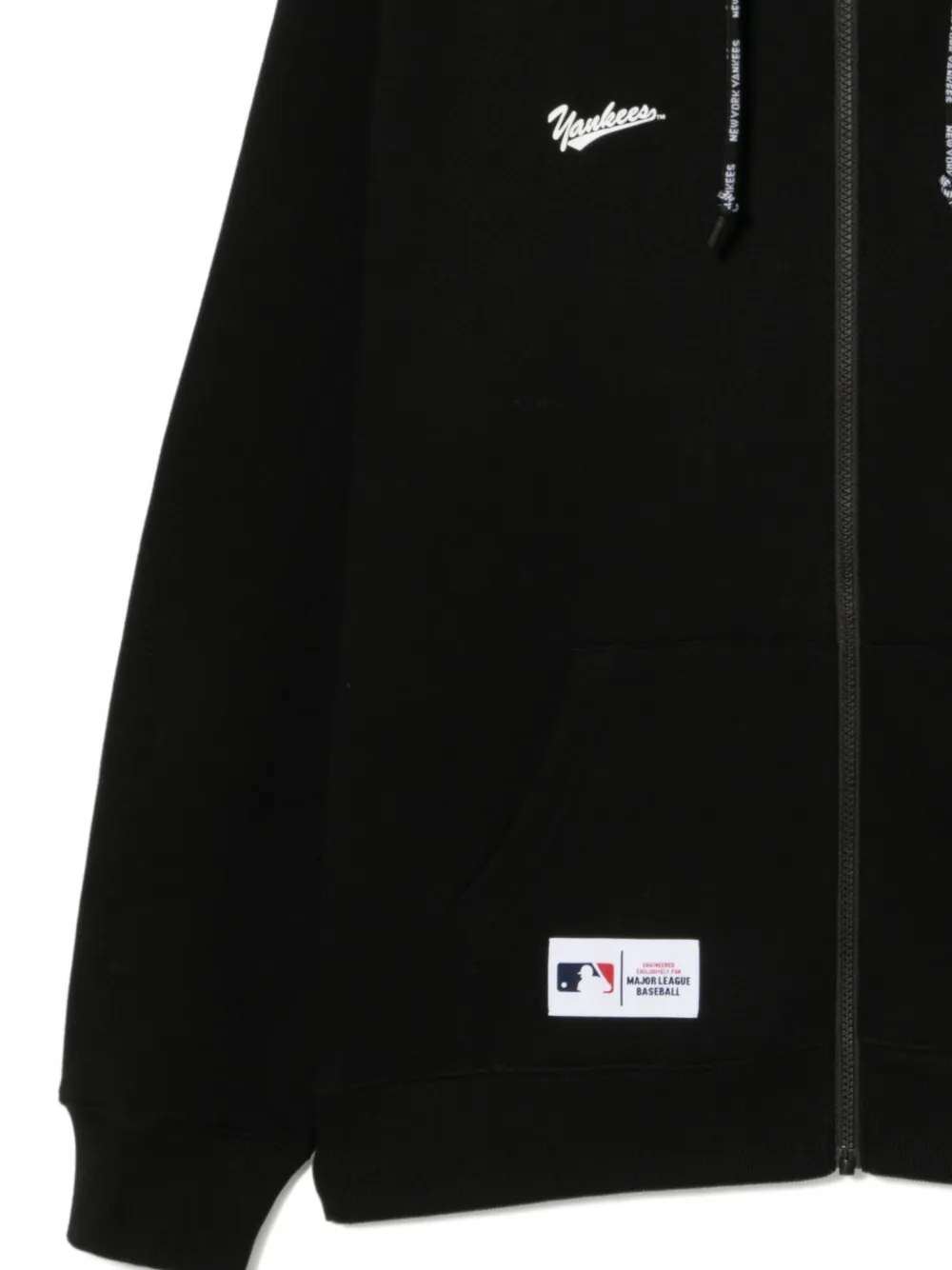 NEW ERA CAP Hoodie met geborduurd logo Zwart