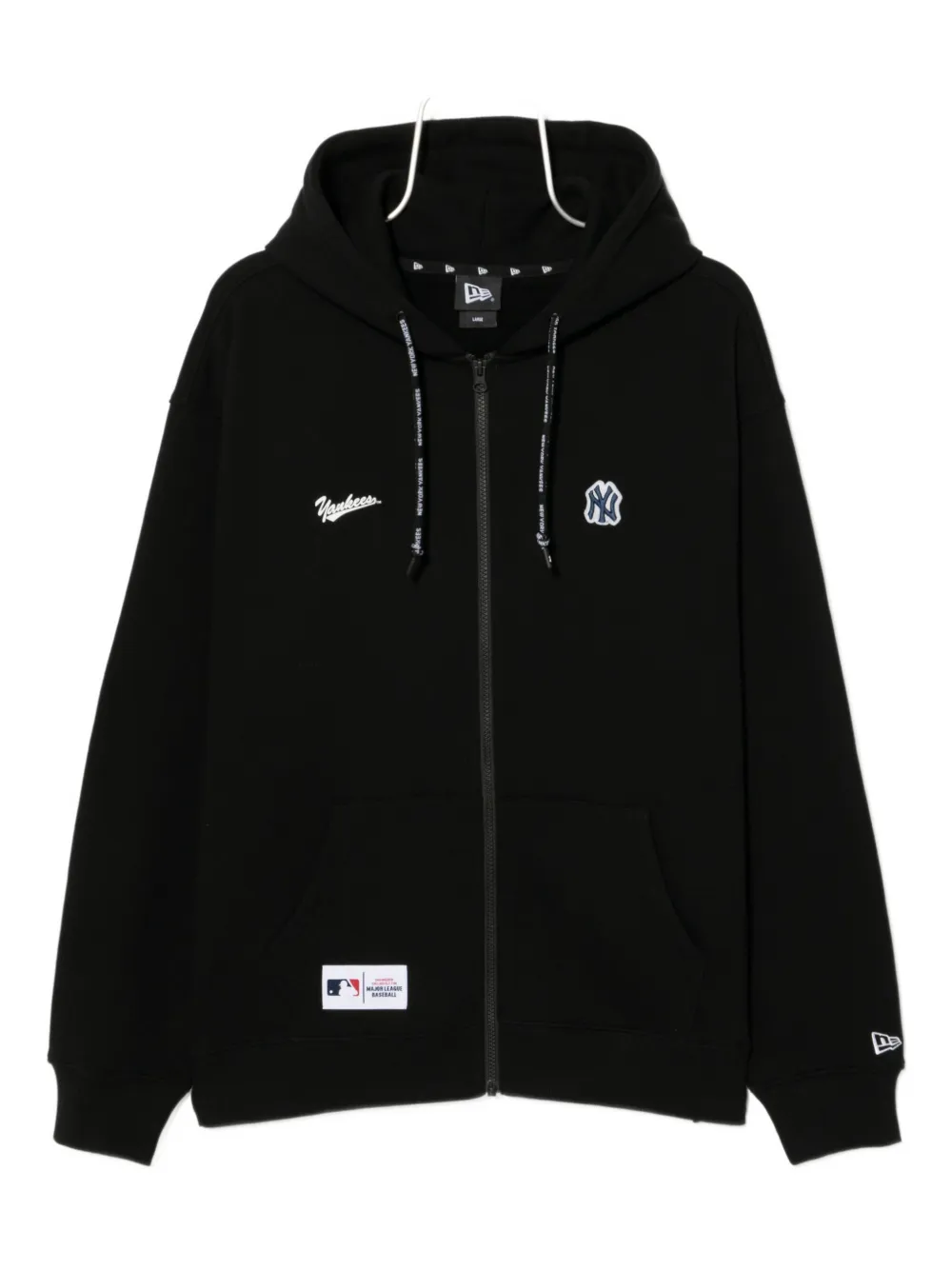 NEW ERA CAP Felpa con cappuccio e logo - Nero