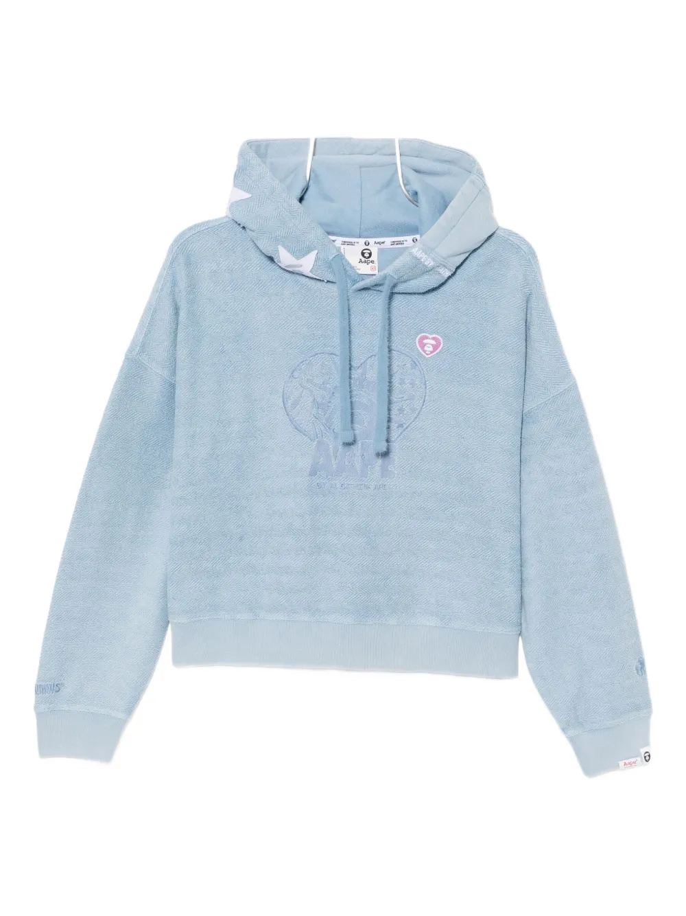 Aape By A Bathing Ape Logo-embroidered Hoodie In Multi