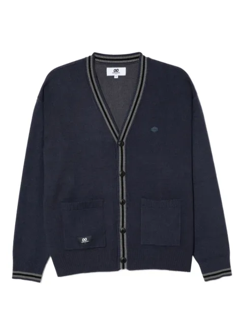 CHOCOOLATE logo-embossed cardigan