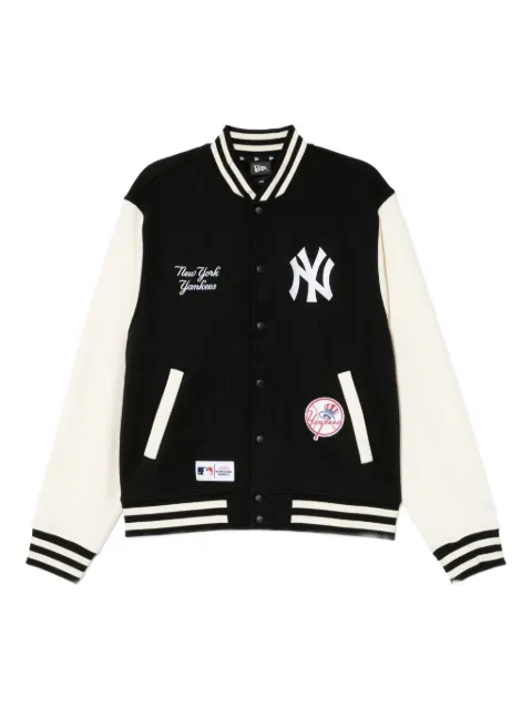 NEW ERA CAP logo-embroidered bomber jacket