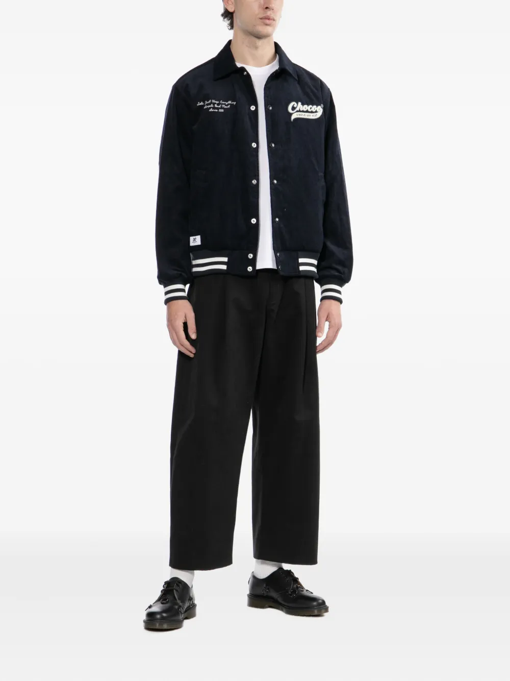 CHOCOOLATE logo-embroidered jacket | Shirt Jackets | Image 2