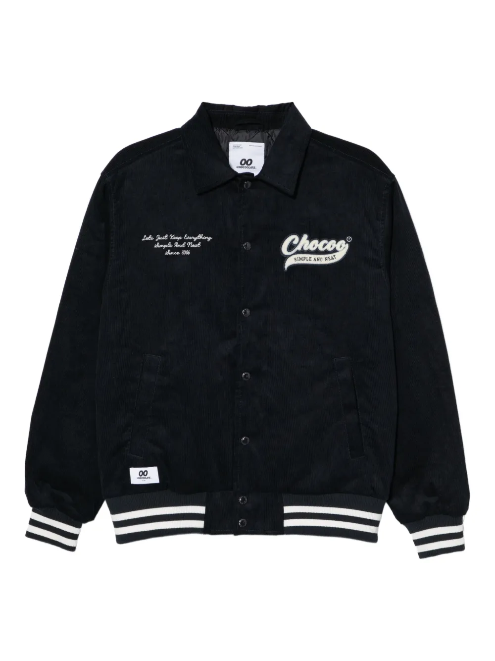 CHOCOOLATE logo-embroidered jacket | Blue | Image 1
