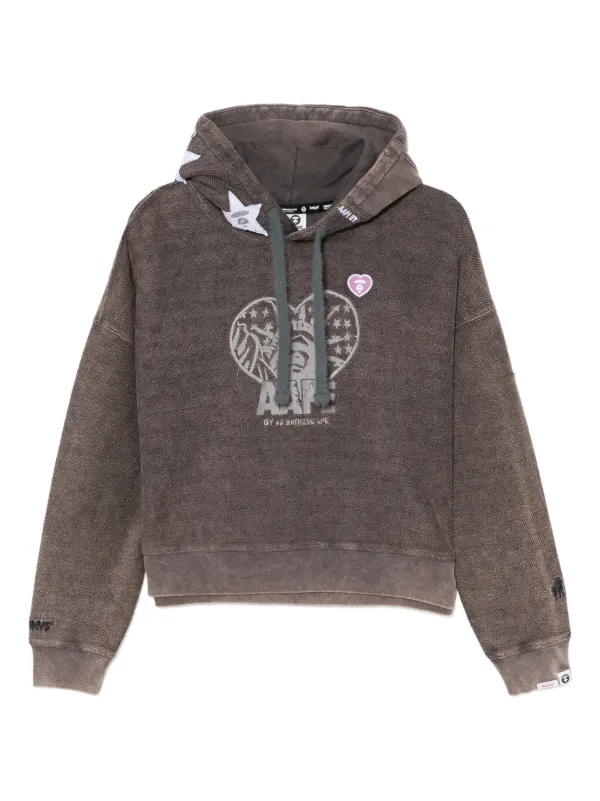 A BATHING APE® ロゴ パーカー | グレー | FARFETCH JP