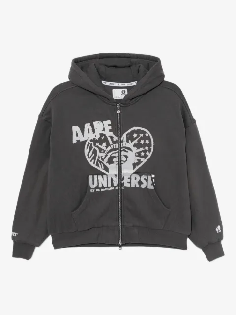 A BATHING APE® sudadera con capucha y logo