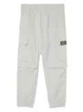 CHOCOOLATE logo-patch trousers - Grey