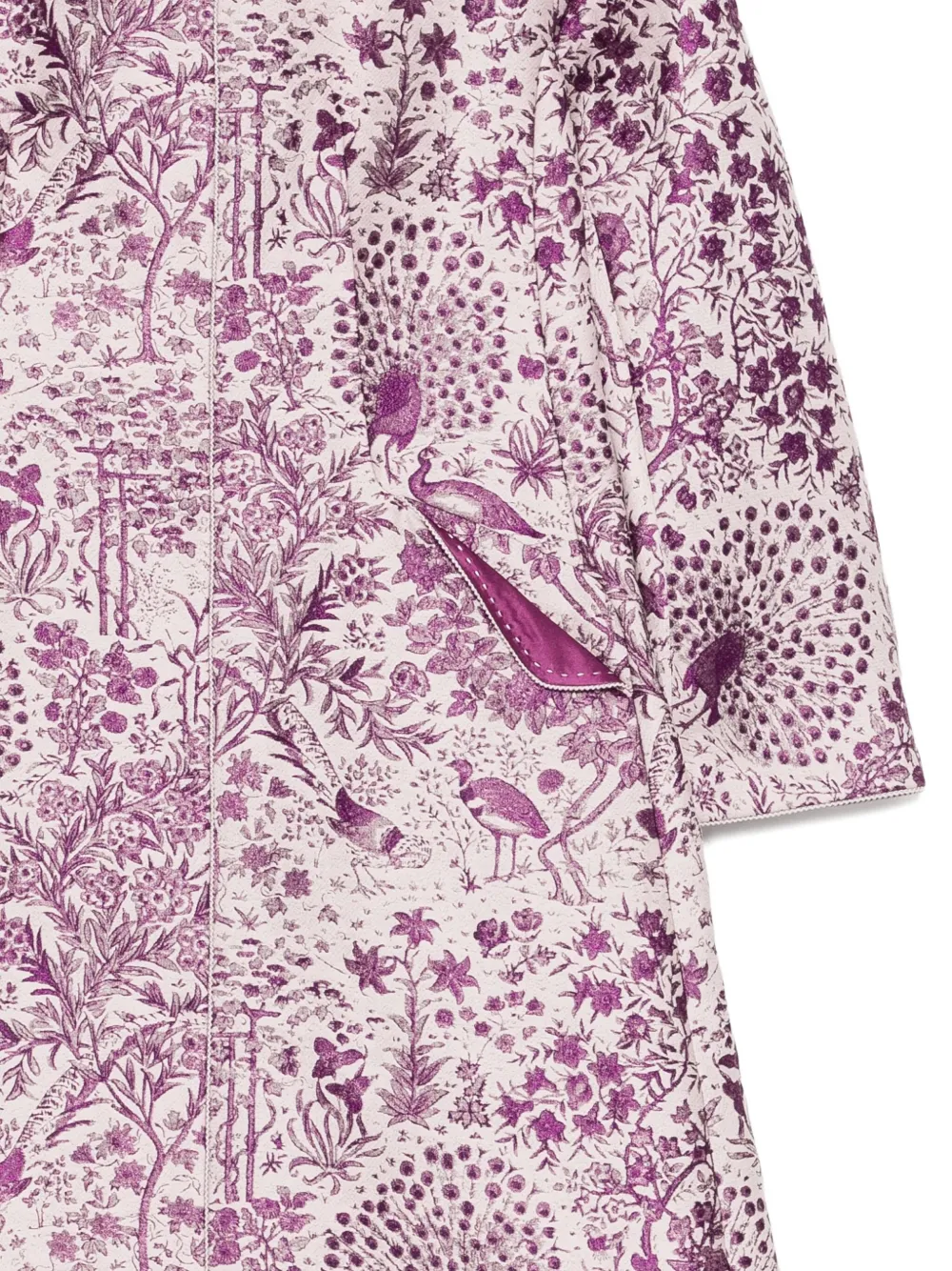 Shiatzy Chen Scape-of-curve Coat In Multi