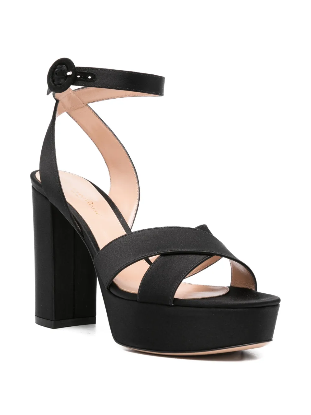 Gianvito Rossi Sabrina sandalen met plateauzool Zwart