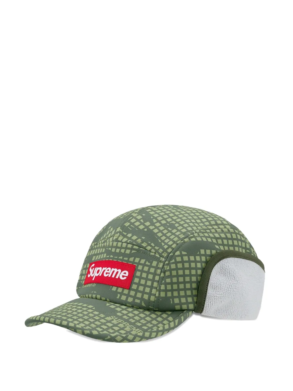 Supreme カモフラップキャップ - グリーン Supreme カモフラップキャップ - グリーン