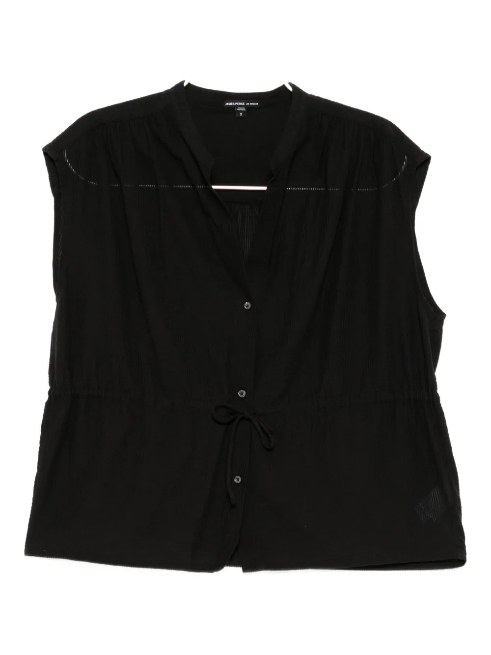 James Perse Sleeveless Shirt In Black