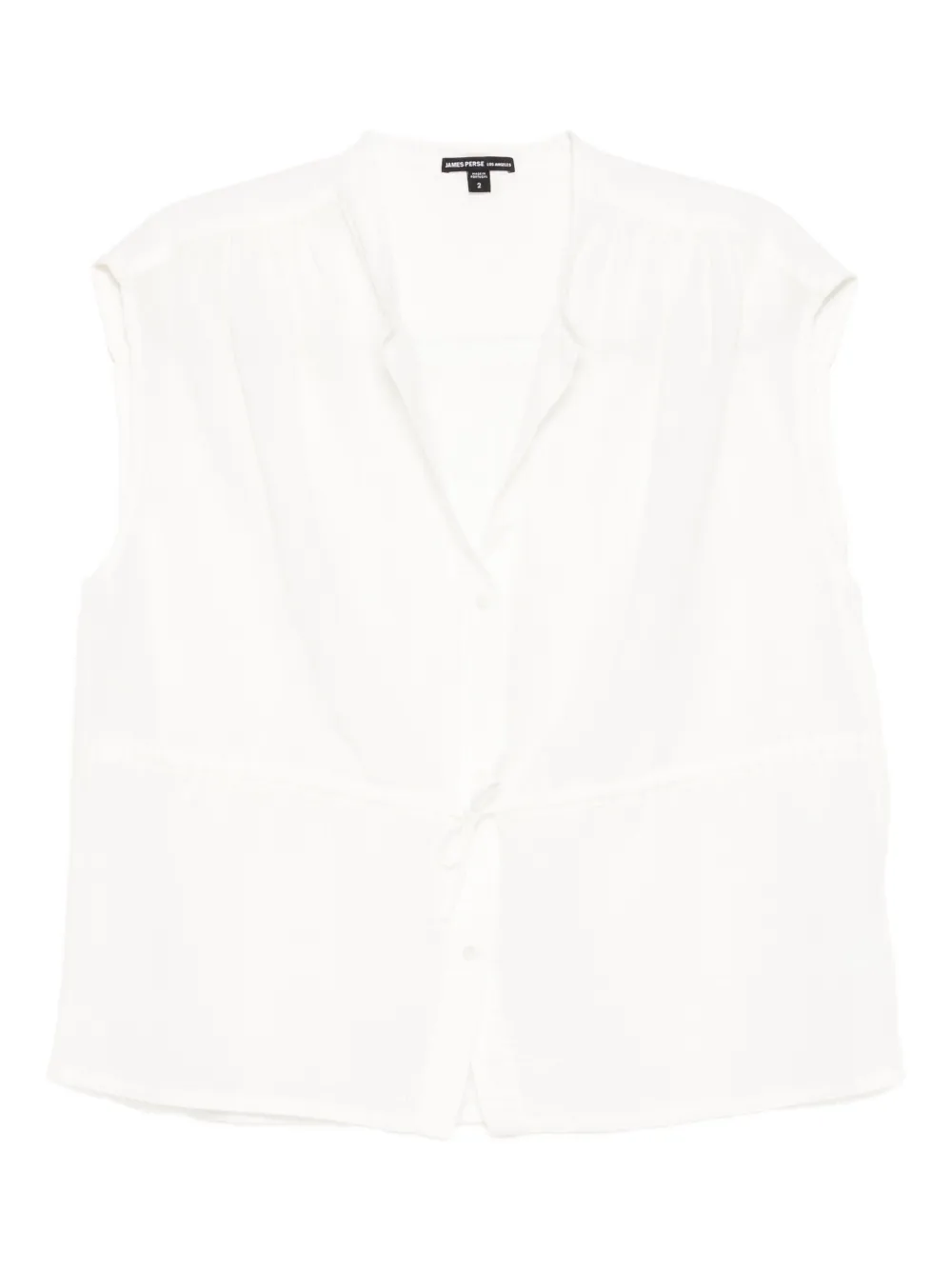 James Perse Sleeveless Shirt In White