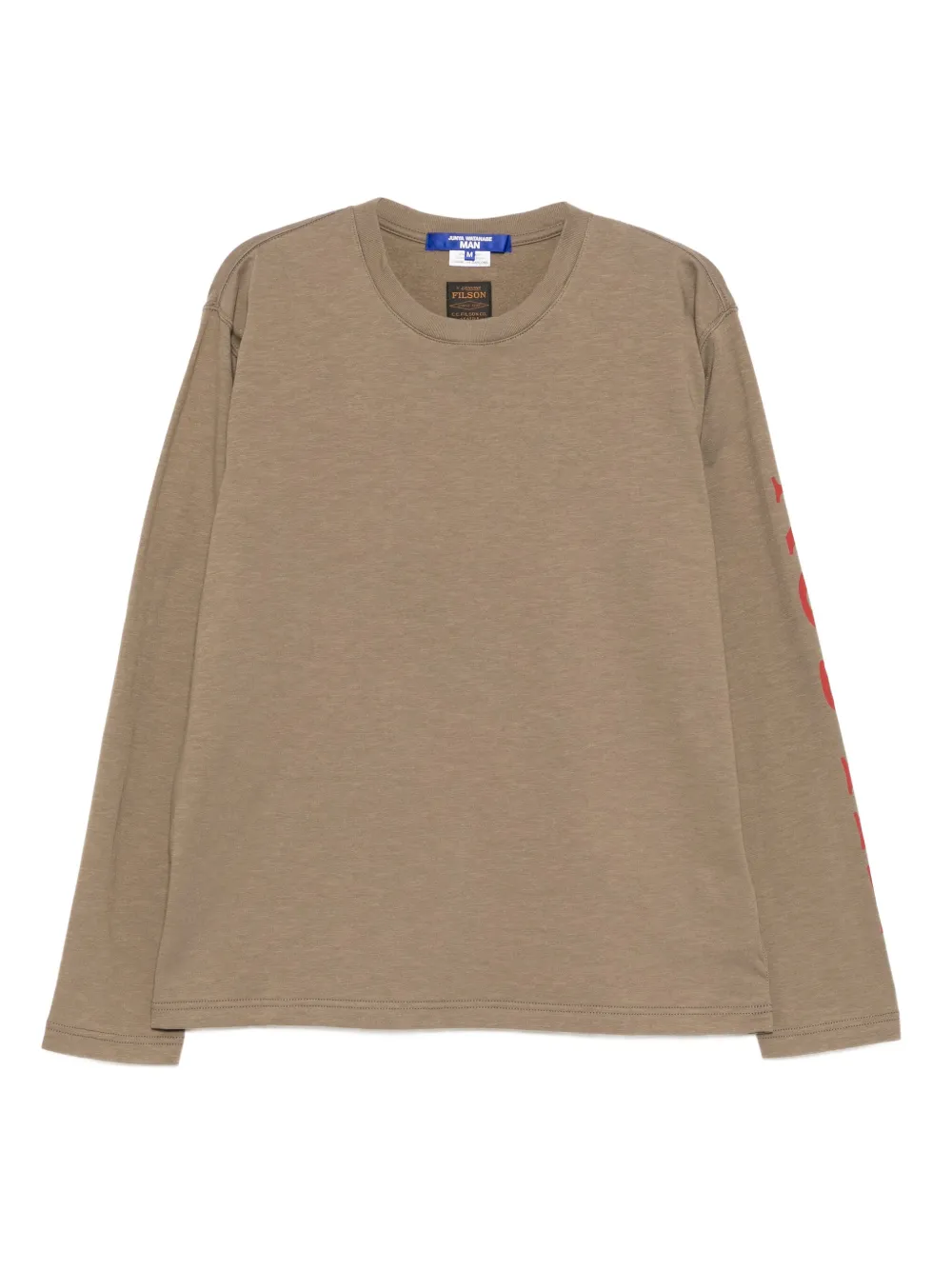Junya Watanabe MAN playera con mangas estampadas | verde | Image 1