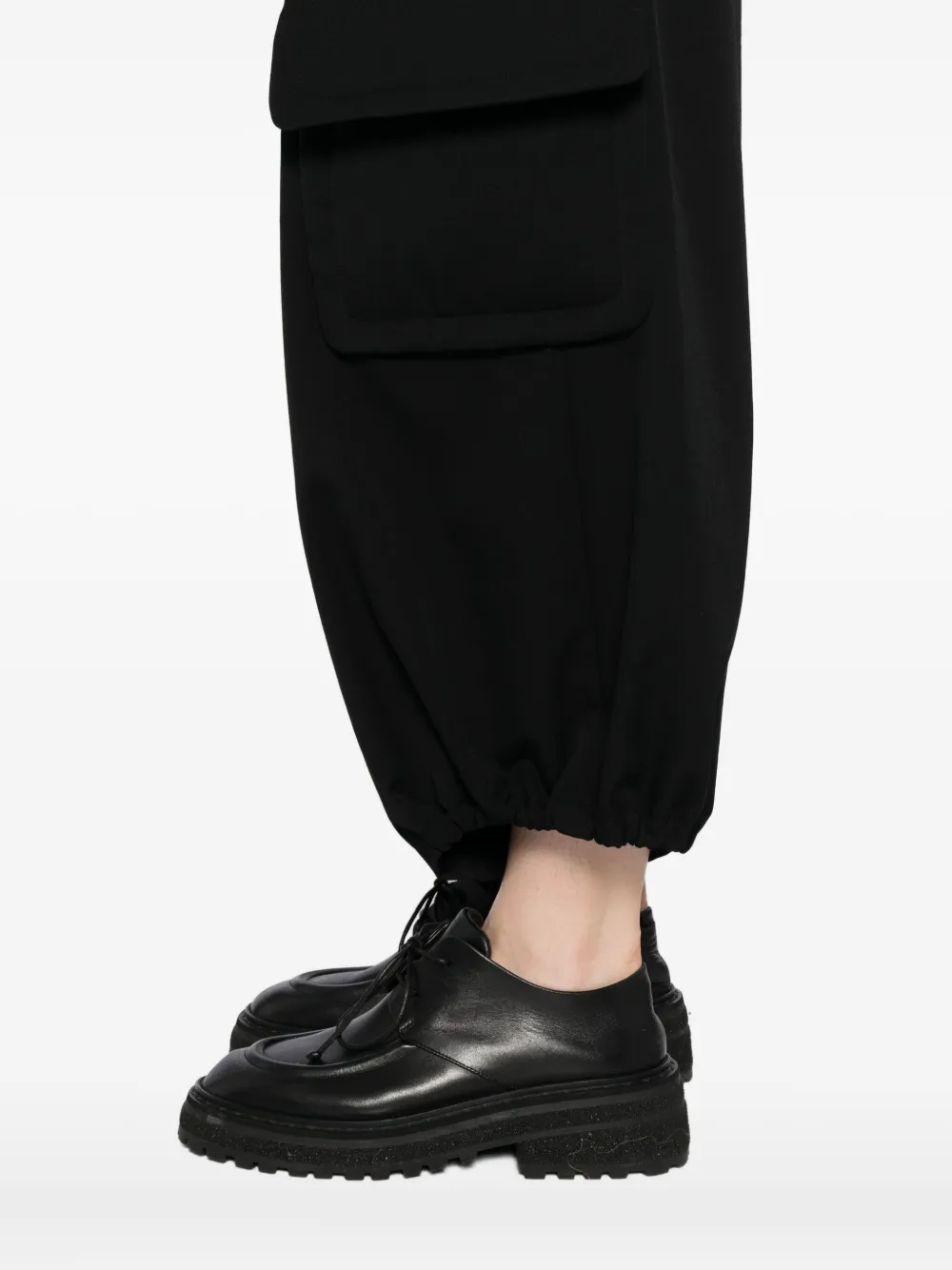 Comme Des Garçons Wool Trousers In Black